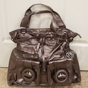 ELLIOTT LUCCA Bronze Oversized Zippered Bag